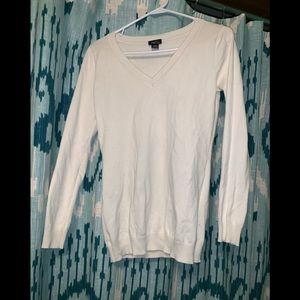 off white rue 21 v neck sweater size large